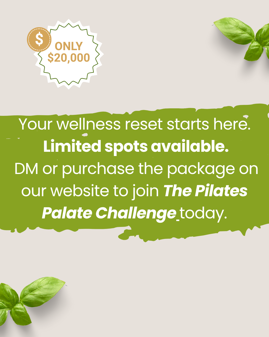 Pilates Palate Challenge