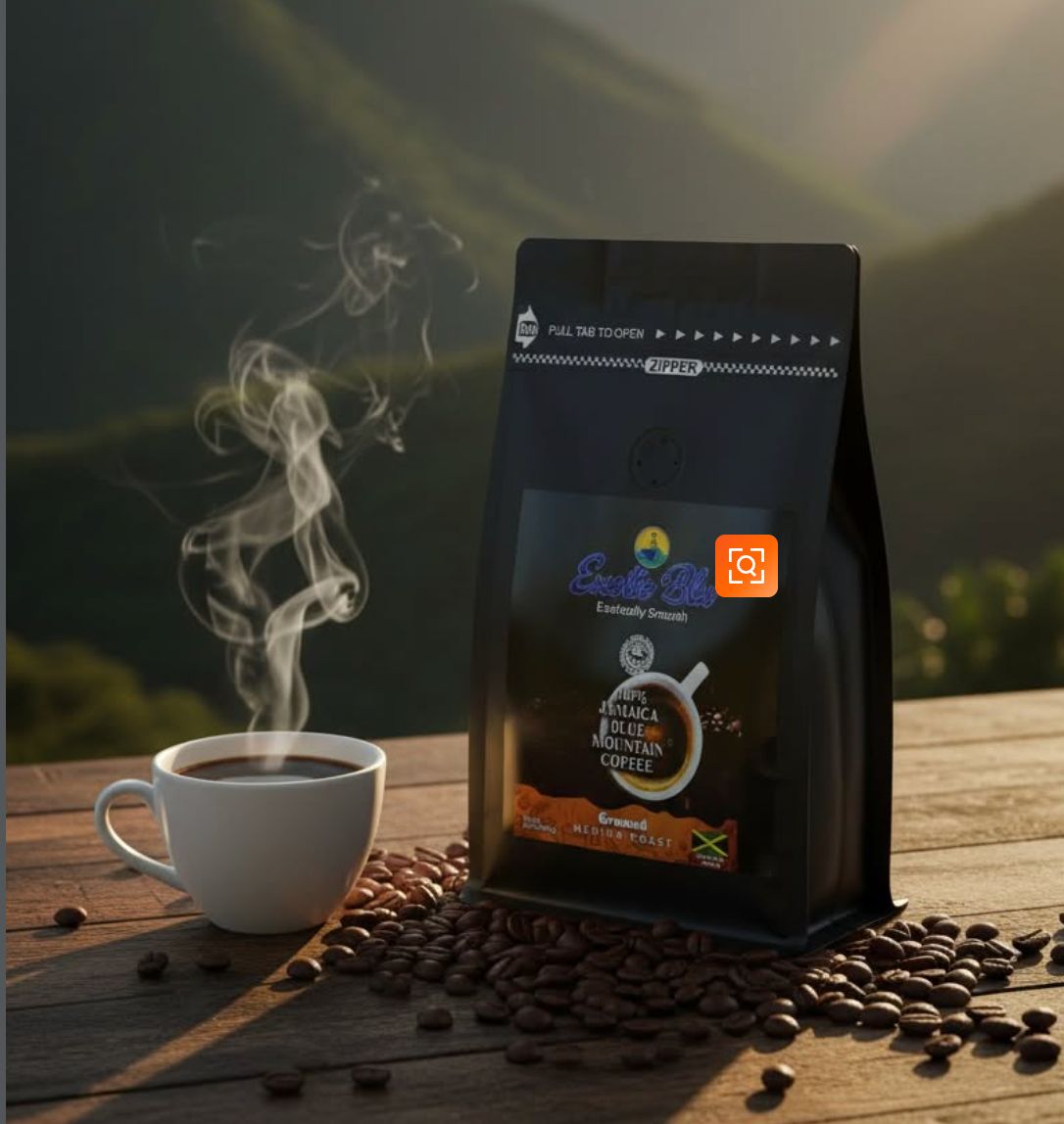 100% Blue Mountain Coffee (Exotic Blu) 450 gram